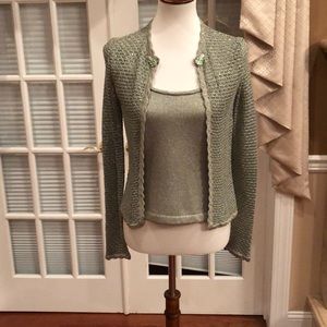 ST JOHN 2 piece sweater set